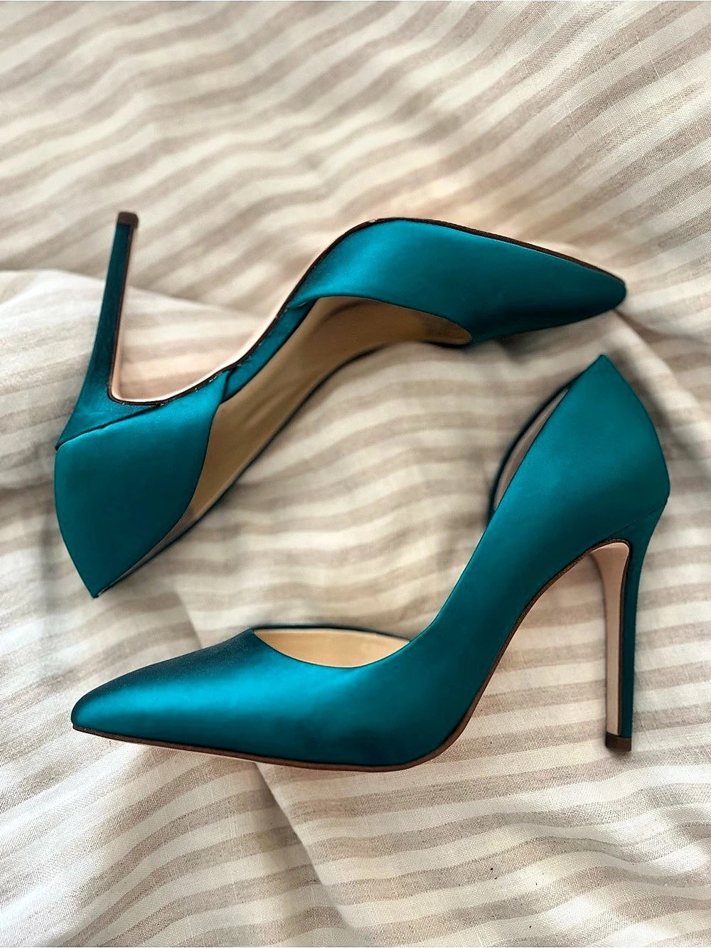 Jessica Simpson Pump Pointed Toe Heels in Emerald Green (Size 7.5M)